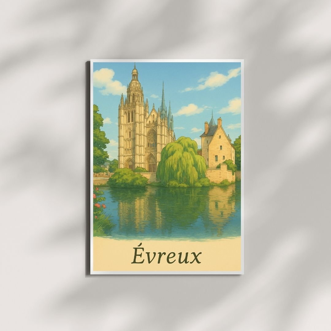 Affiche Évreux – Reflets de caractère