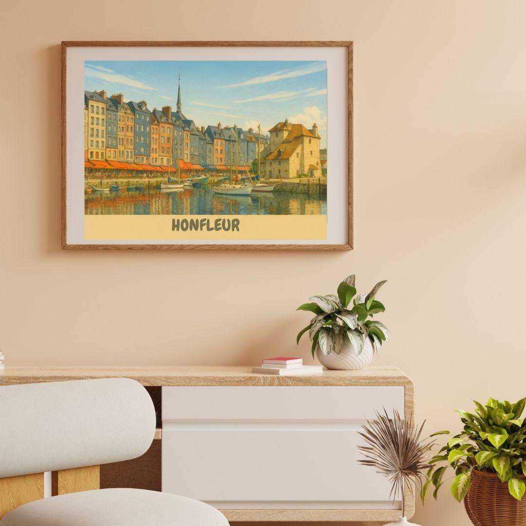 Affiche Honfleur – Mieux qu’une carte postale