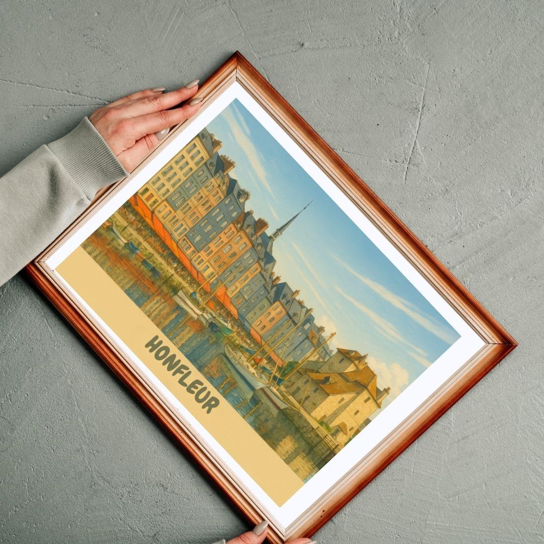 Affiche Honfleur – Mieux qu’une carte postale