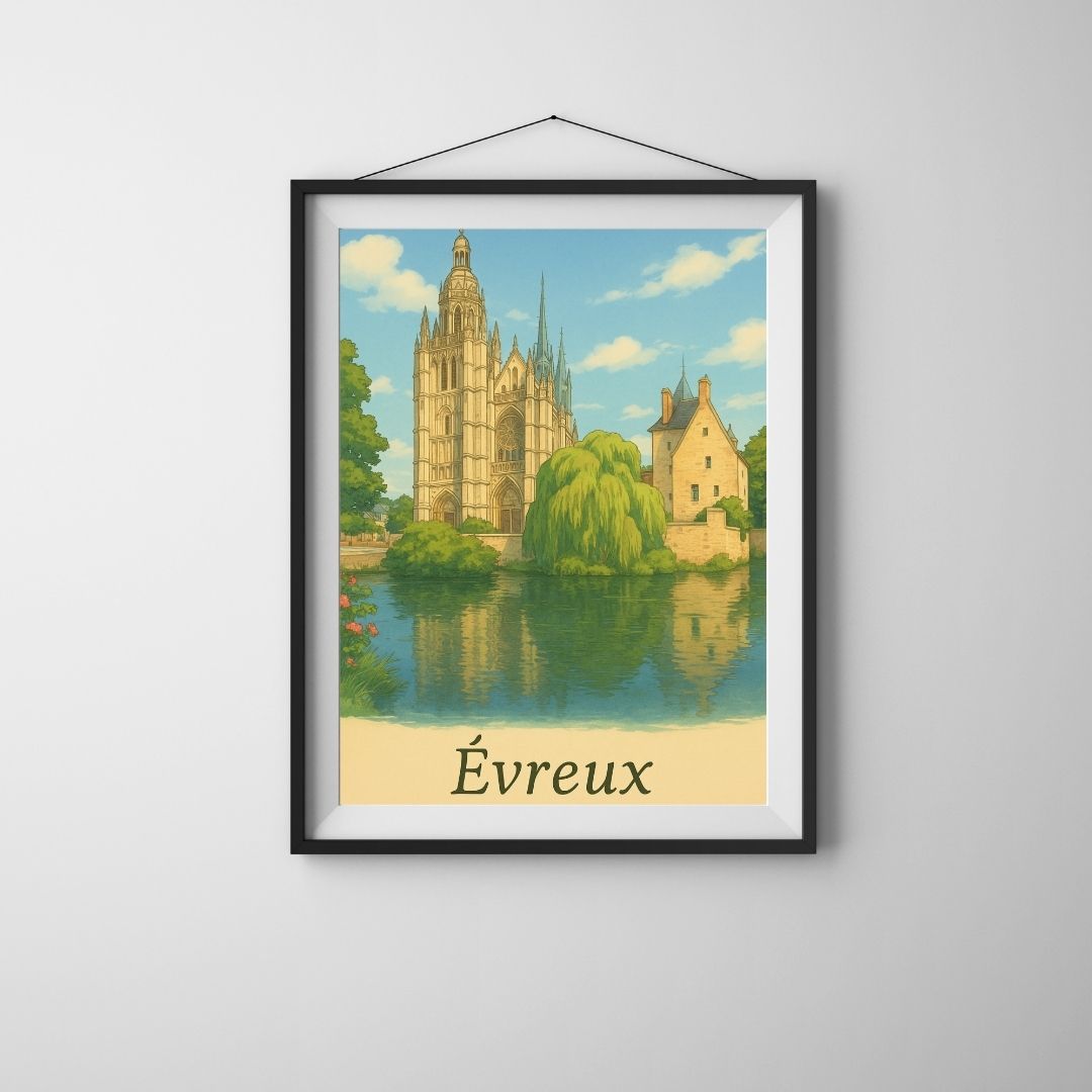 Affiche Évreux – Reflets de caractère