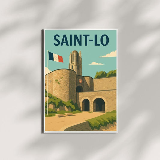 Affiche Saint-Lô – Debout les Murs !
