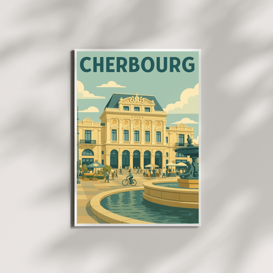 Affiche Cherbourg – Grand Air et Grande Place