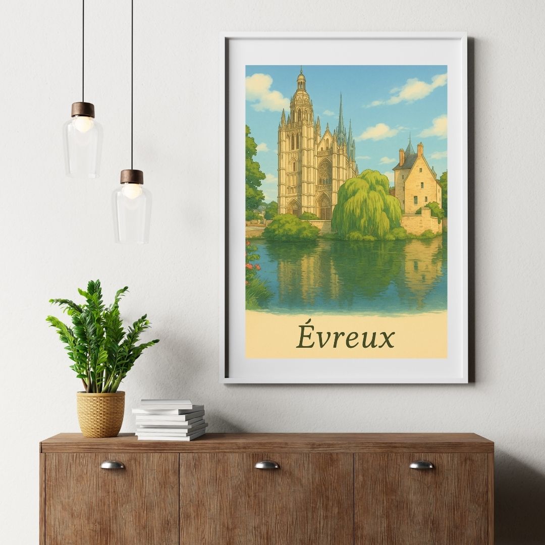 Affiche Évreux – Reflets de caractère