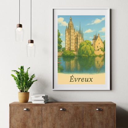 Affiche Évreux – Reflets de caractère