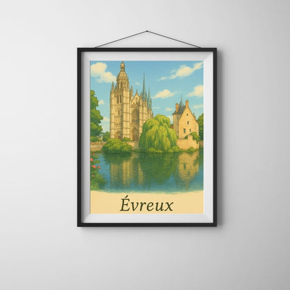 Affiche Évreux – Reflets de caractère