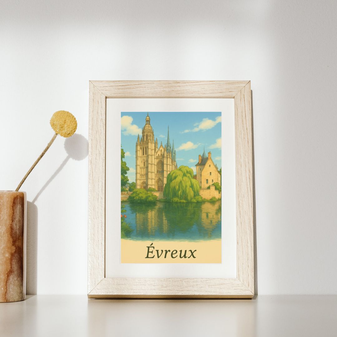 Affiche Évreux – Reflets de caractère