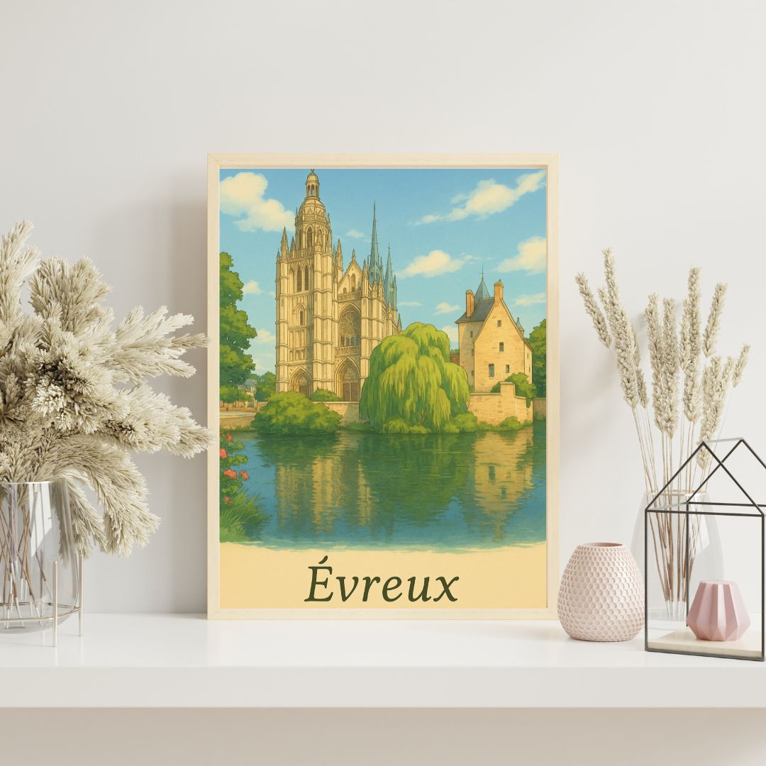 Affiche Évreux – Reflets de caractère